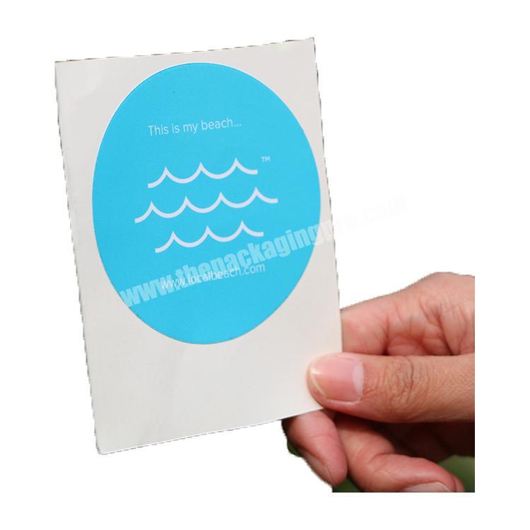 High quality hygiene stickers custom stickers waterproof