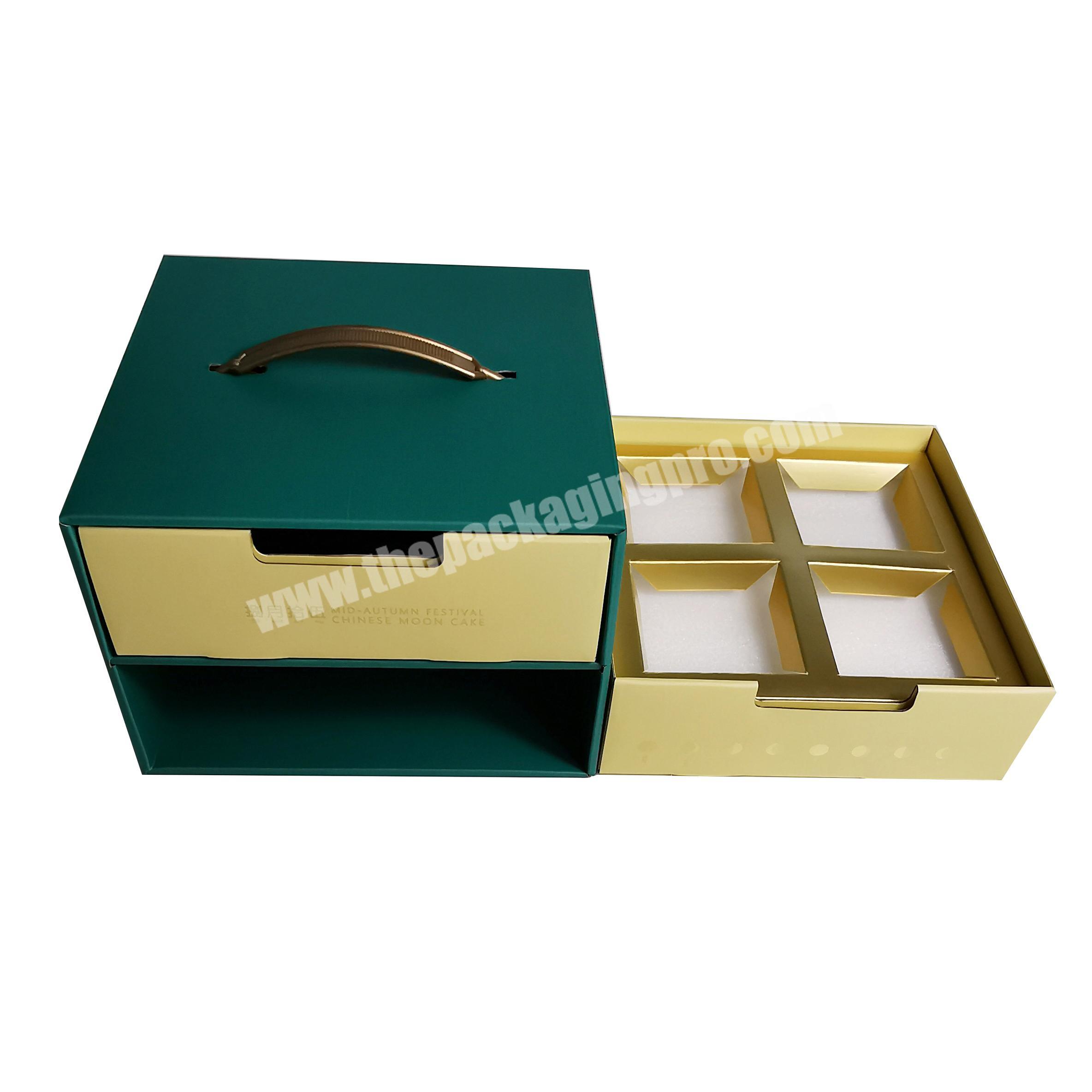 High quality insert packaging custom paper drawer cake box