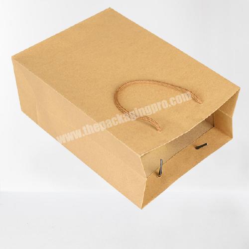 High Quality Jewelry Kraft Paper Bag With Silk Handle