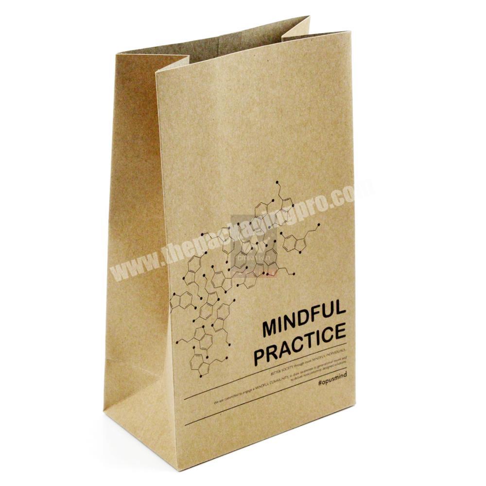 High quality kraft paper gift bag without handle
