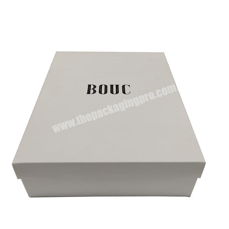 High Quality Large White Cardboard Paper Package Box For Clothes