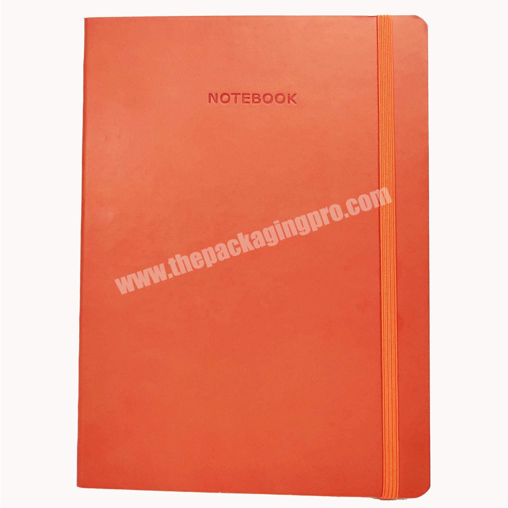 High Quality  Leather Cover Notebook Custom Journal  A5 Diary