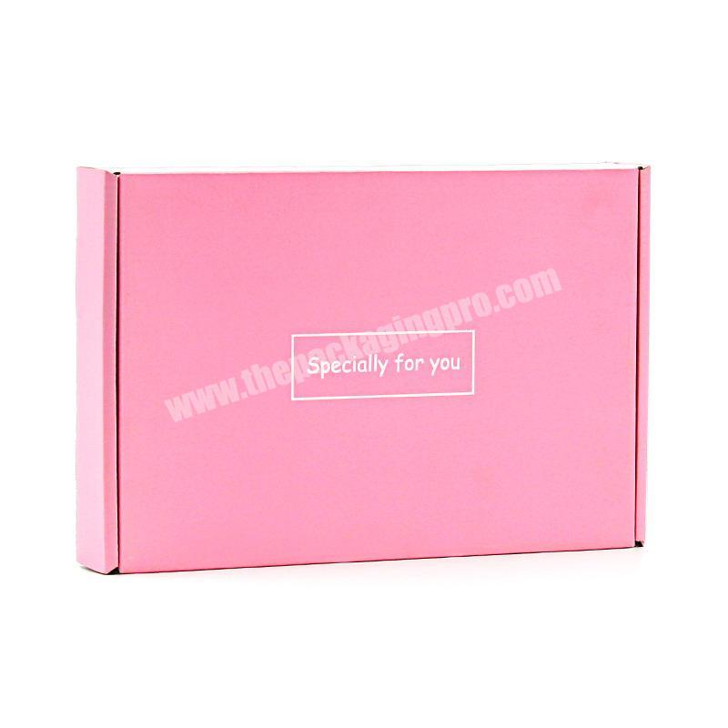 High Quality Logo Custom Special Color Printing Matt Lamination Paper Shipping Mailer Box for Cosmetics Clothes Food Electronics