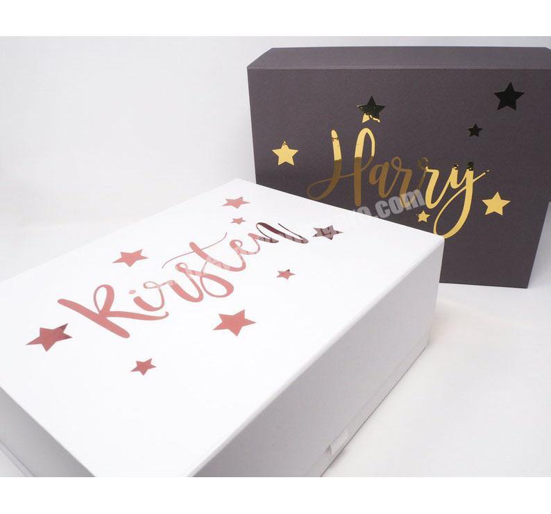 High quality Luxury Custom Gift Box with Lid Christmas Eve Box  Birthday Box