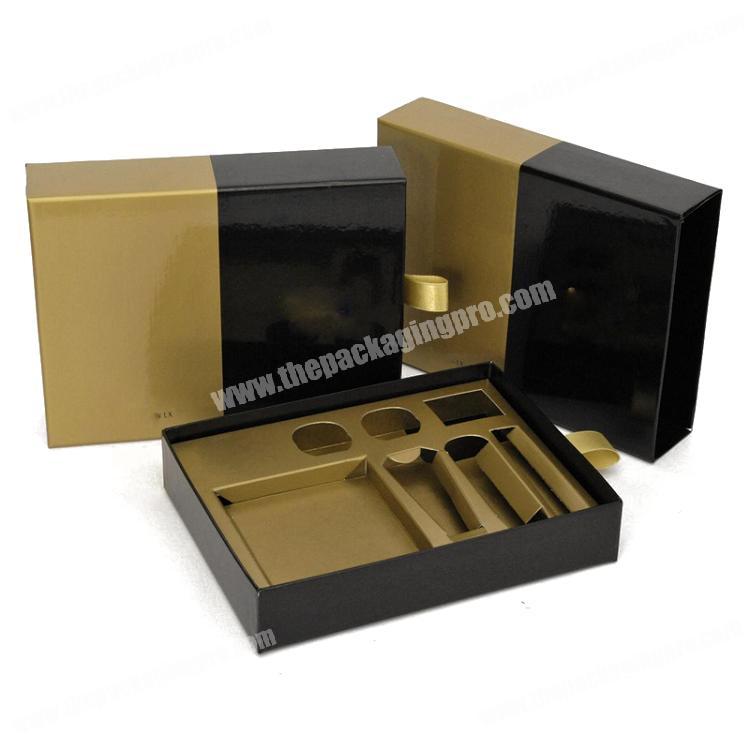 High Quality Luxury  Glossy Paper Board Protective Packaging Perfume Bottle  Drawer Packaging Gift Box