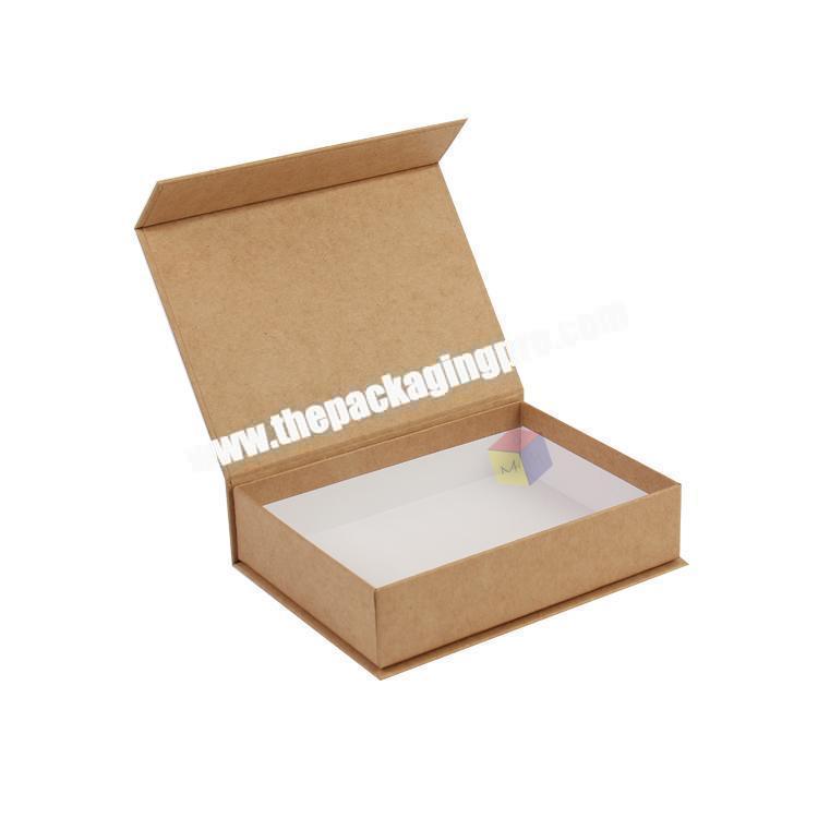 high quality magnetic clothing kraft paper packaging box