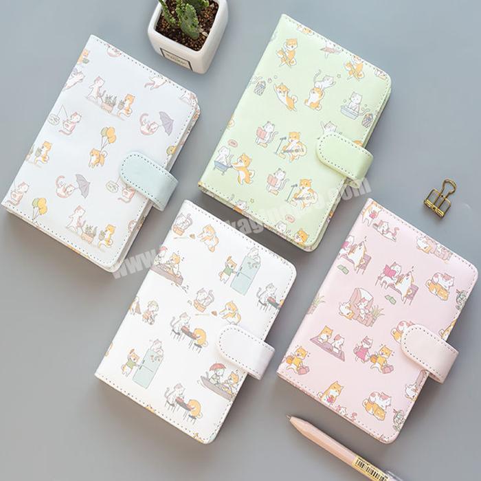High Quality Mini Hardcover Notebook Custom Cute Printed Diary With Snap Tab