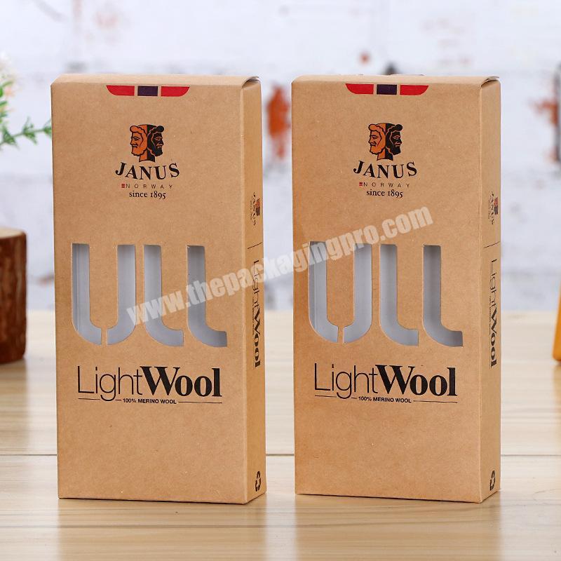 High Quality Mixed Color Kraft Paper Folding Carton Black Silver Foil Hot-stamping for Underwear T-shirt Clothes and Earphone