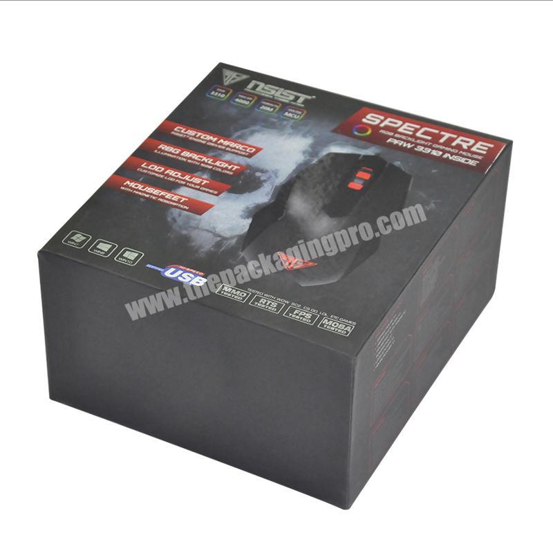 High quality OEM Custom USB Wireless Mouse Paper Box Mouse Storage Gift Packaging Box