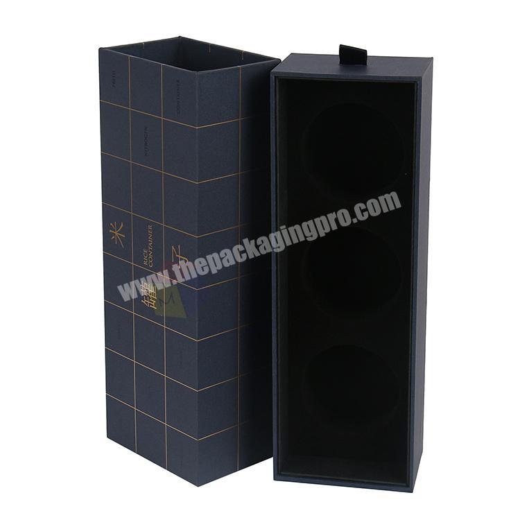 high quality packaging paper customize wine paper box
