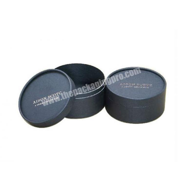High quality paper cardboard tea round box packaging