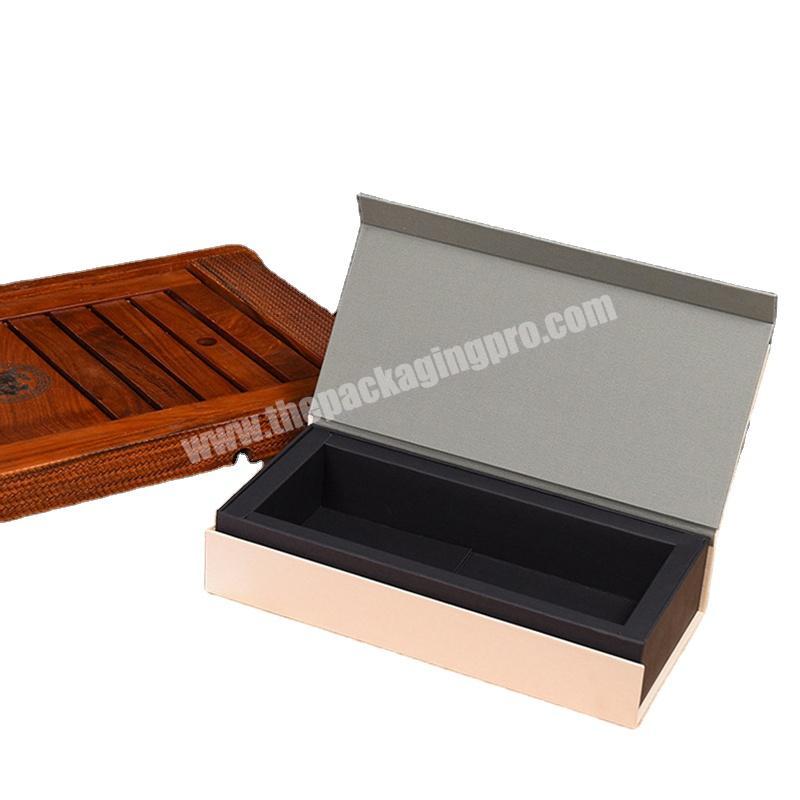 High Quality Paperboard Rigid Paper Logo Folding Foldable Custom Chocolate Cardboard Royal Blue Black Magnetic Closure Box