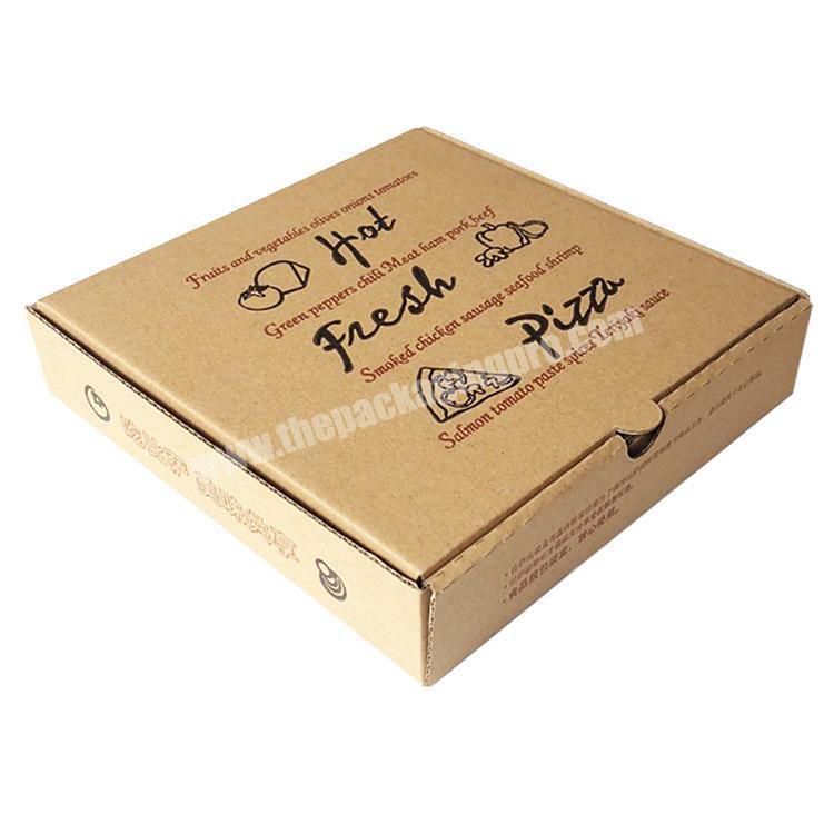 High-quality pizza box with logo for packing pizza