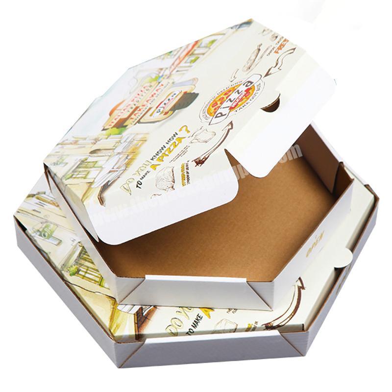 High Quality Popular Food Grade Hexagon Pizza Packing Box