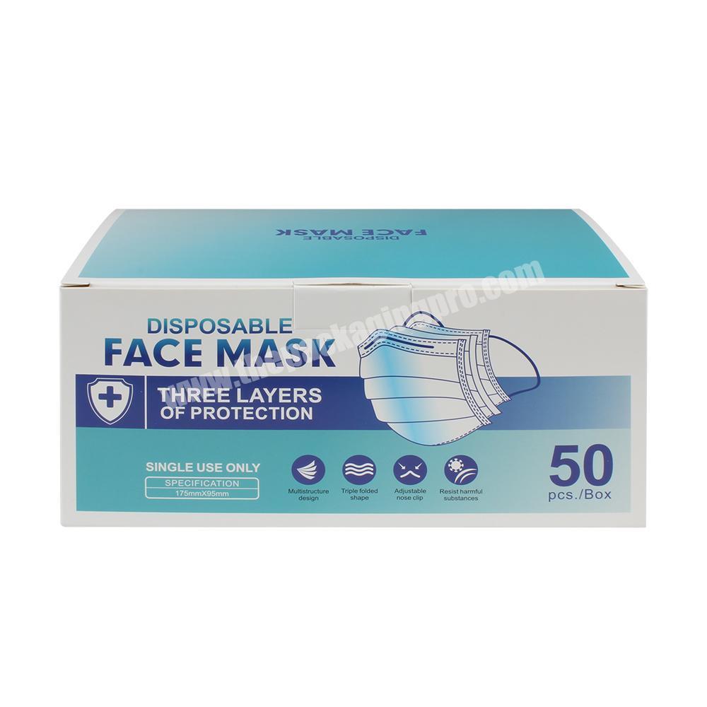 High Quality Protective Disposable Face Mask 3 Ply Box