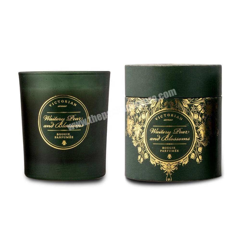 High Quality Round cylinder packaging boxes for Scented candles