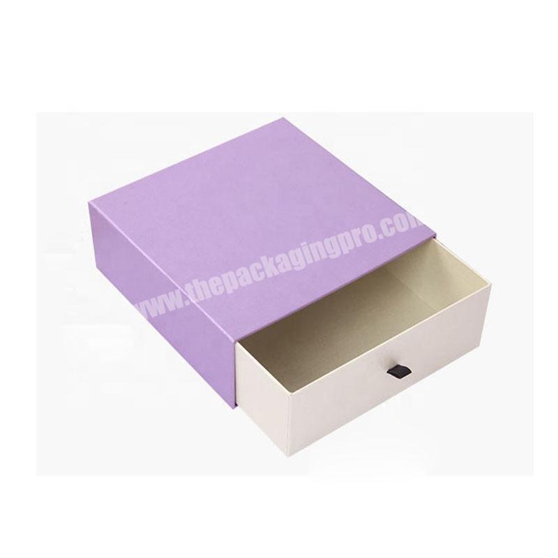 High Quality Sliding Out Drawer Cardboard Men Belt Packaging Box With Custom Logo