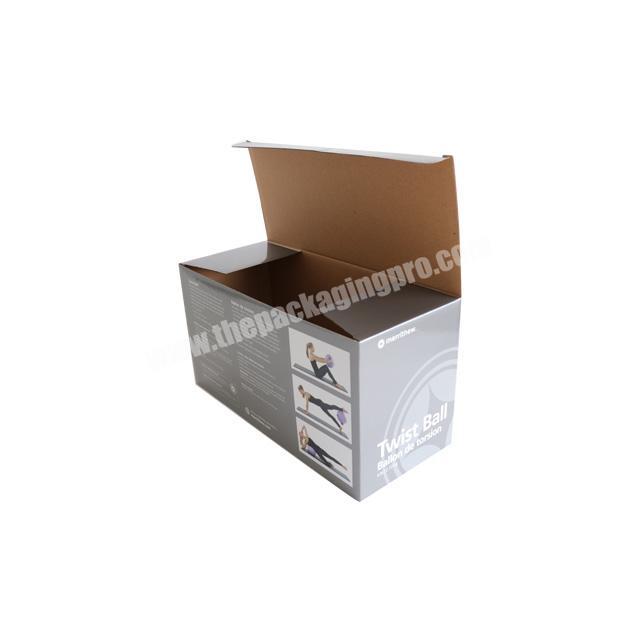 High quality small box yoga products packing box corrugated