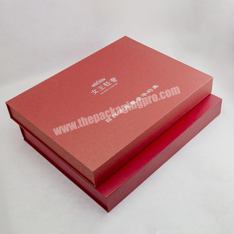 High Quality Specialty Paper Gift Box Foldable Cardboard Scarves Clothes Packaging Box