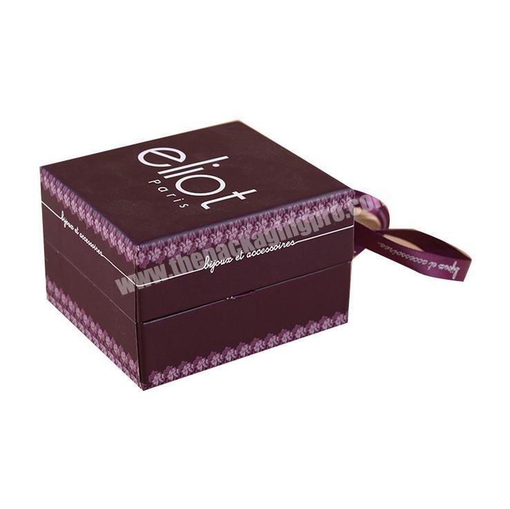 High Quality Super Strong Small Size Easy Carry Card Boxes Hard Box With Silk Rope