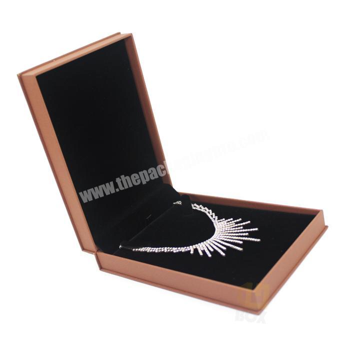 High Quality Thick Cardboard Necklace Set Jewelry Box Packaging Wholesale