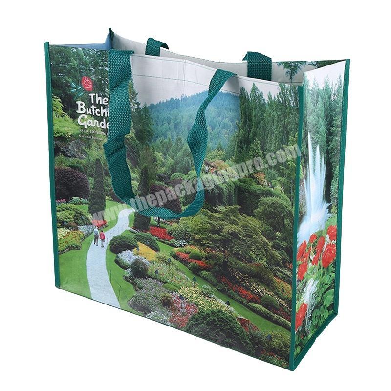 High quality thickened heavy duty large non-woven supermarket advertising shopping handbag