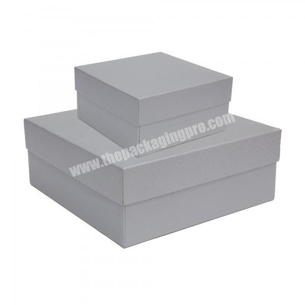 High quality two piece cardboard lid and base paper box