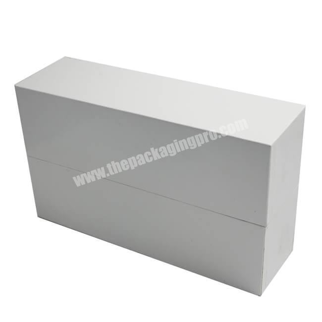 High Quality White Box Packaging,White Paper Shamboo Gift Window Box Packaging Wholesale