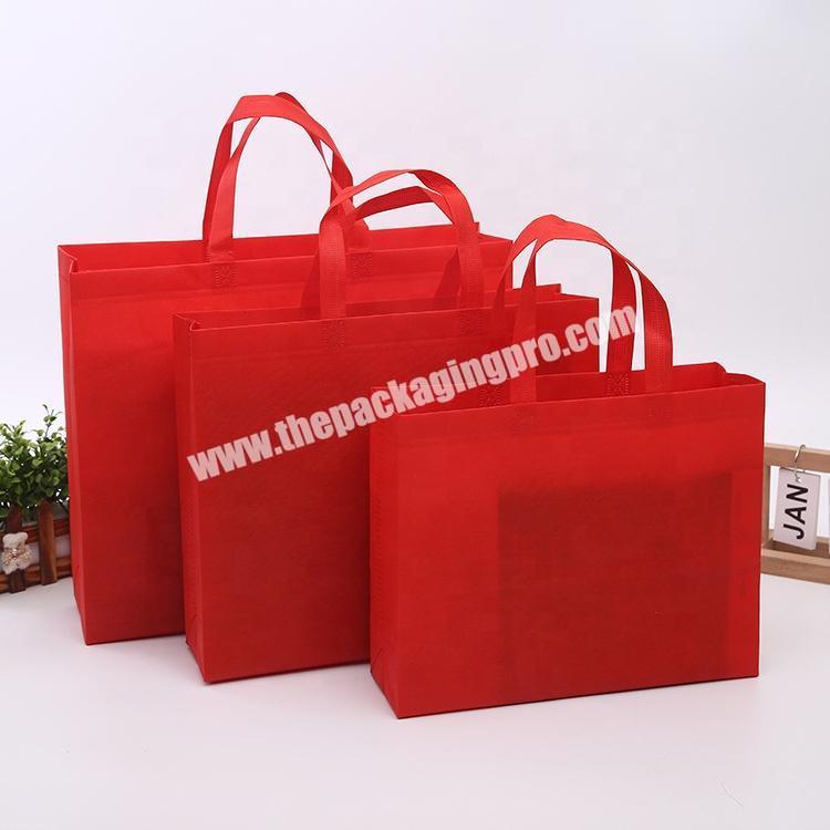 High quality wholesale advertising Eco non woven polypropylene bag with handle