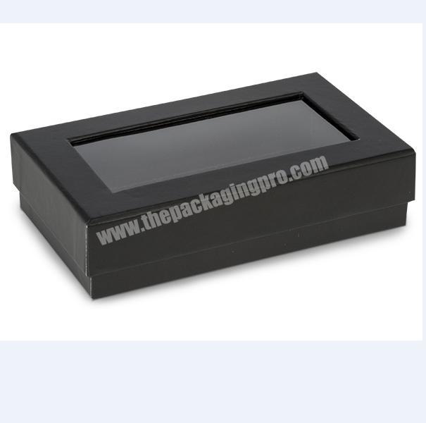 High Quality Wholesale Custom Cheap Cardboard Box Gift Box With Pvc Window Clear