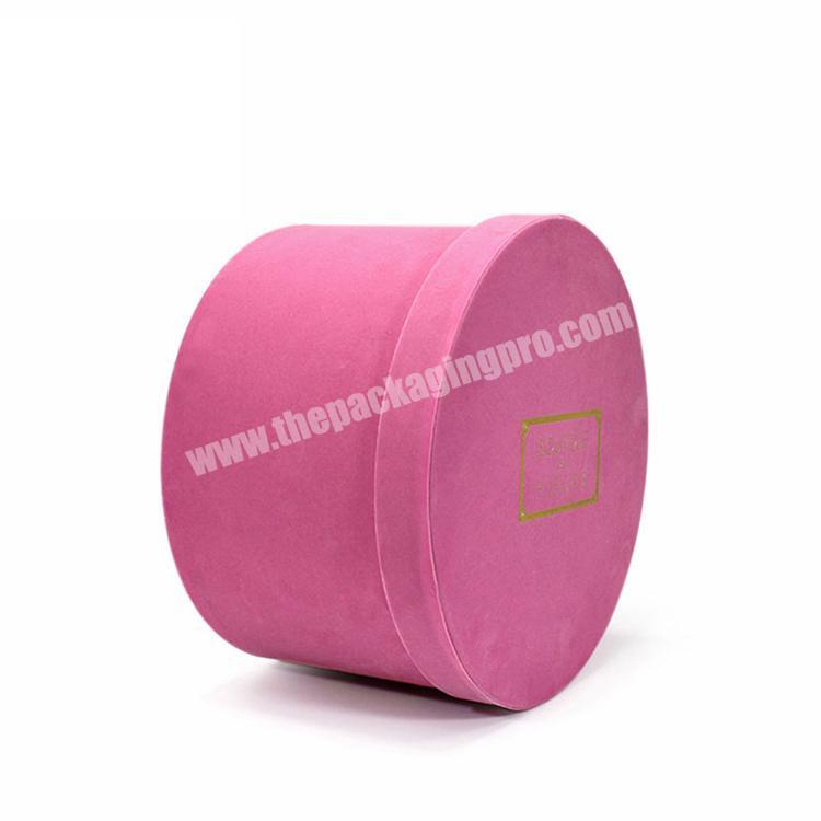 high quality wholesale custom logo flower box velvet luxury