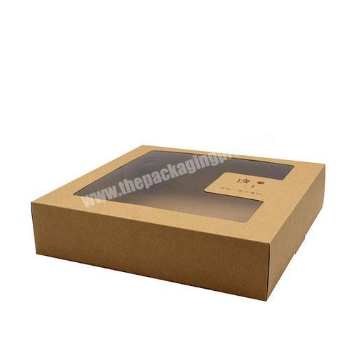 High Quality Wholesale Custom Recycling Paper Packaging Box Drawer With Clear Window