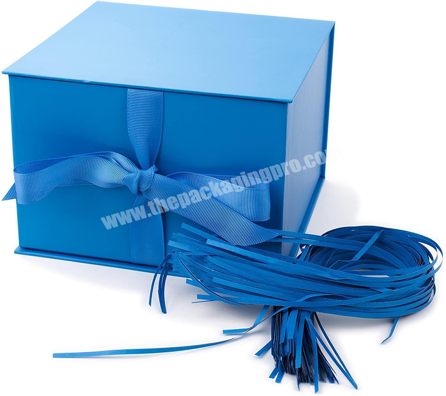 High Quality Wholesale Good Price Custom Cheap Blue Party Printed Gift Box