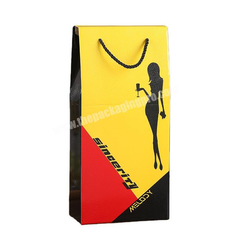 High quality wine packaging box for luxury wine gift packaging box