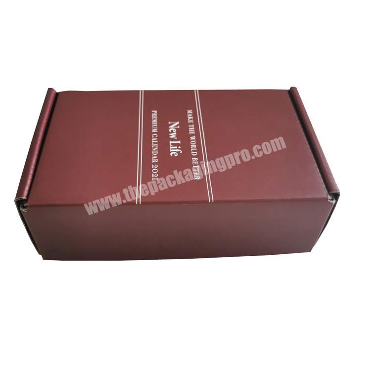 High quality wine red airplane box for important holiday souvenirs packaging boxes