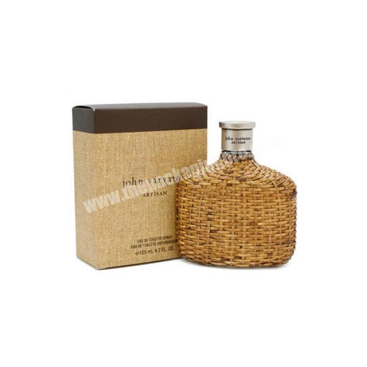 high ranking branded special paper perfume bottle box gift set