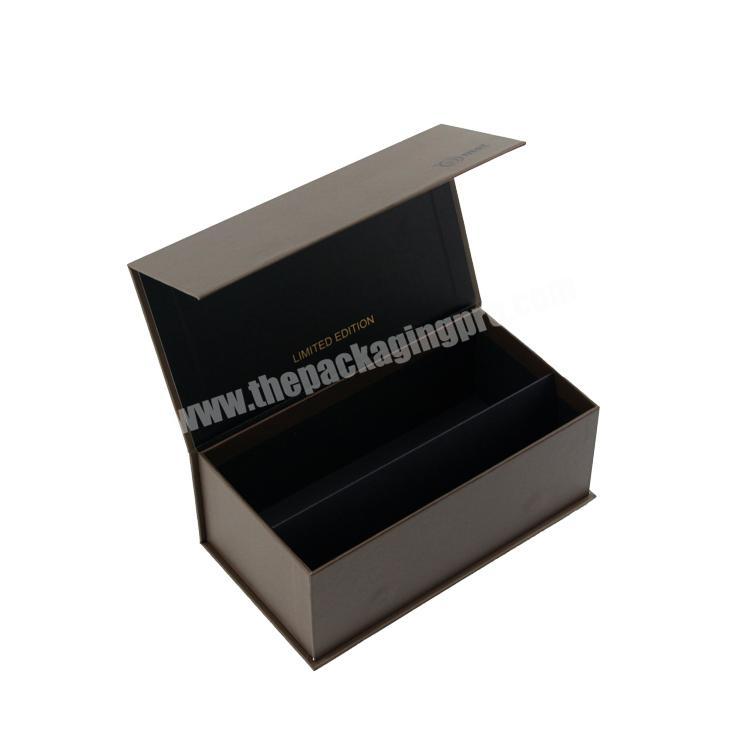 High sales quantity wholesale luxury book style magnetic closure cardboard gift coated paper packaging box