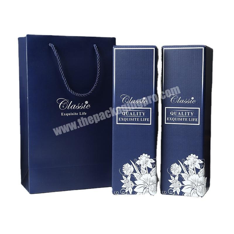 Hight Quality custom wine box wine gift box luxury wine bottle box with best quality
