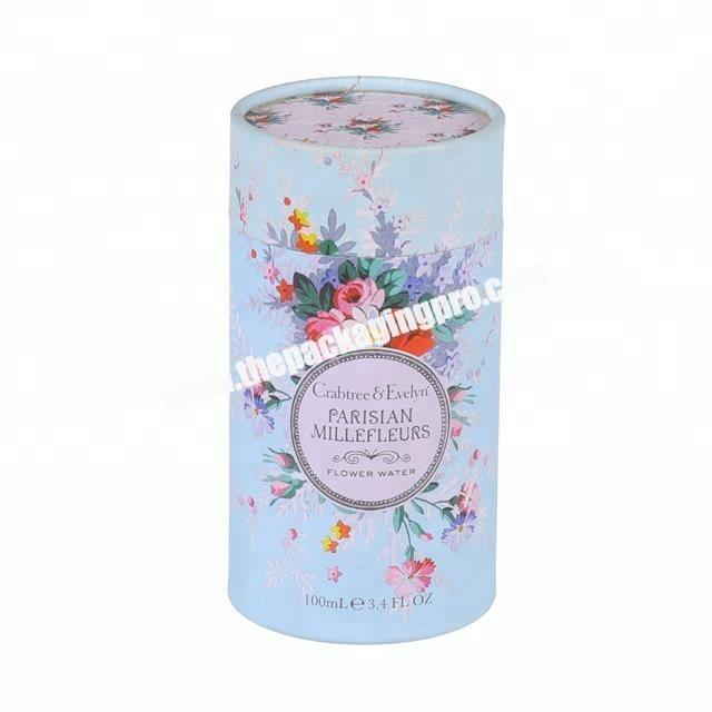 hight quality cylinder rigid paper box packaging essential oils