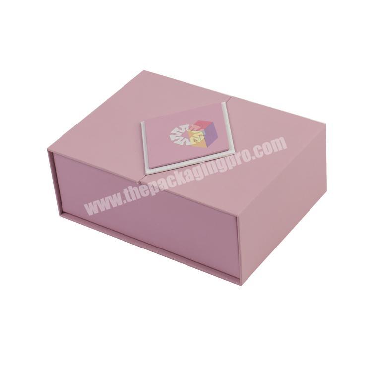 hight quality pink rigid paper cardboard watch box