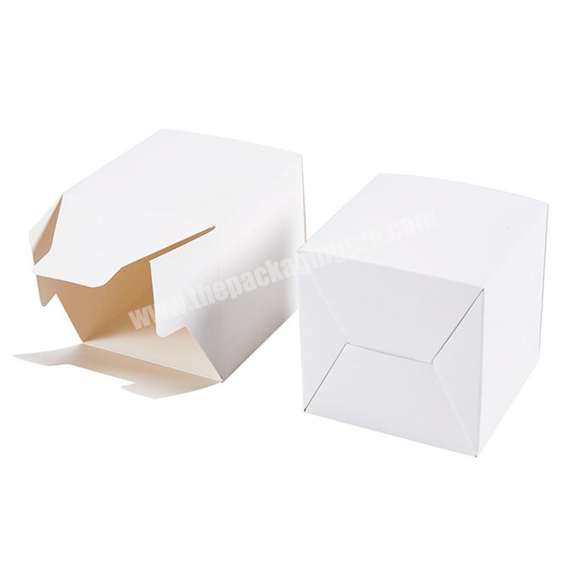 Home Party Muffin Cake Gift Packaging Paper Box Kraft with Window