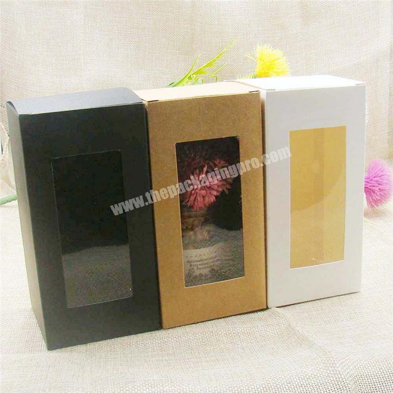 Home used gift box with window and logo