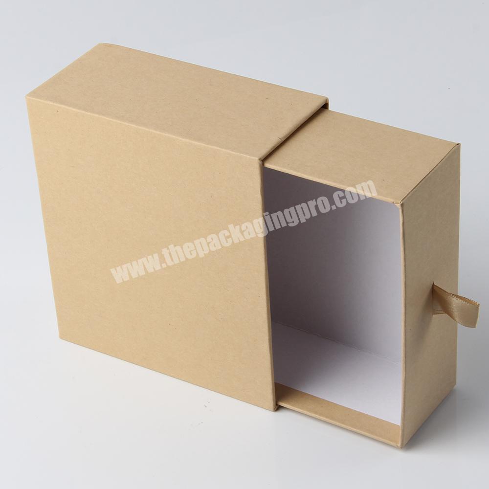 Hot and Cheap WCA SGS BV TUV certification drawer kraft paper gift box for cloths