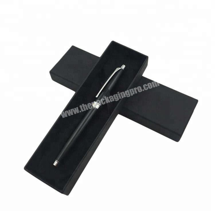 Hot Black Stationery Cardboard Pen Packaging Gift Boxes For Pen With Great Price