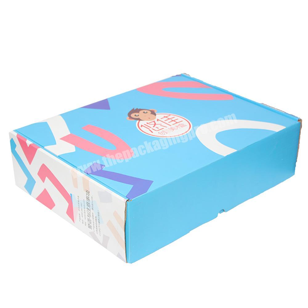 Hot sale 3layer corrugated gift clothing packaging box