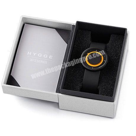 Hot Sale Automatic Brand Biodegradable Material Paper Apple Watch  Box Competitive Luxury Watch Gift Box Wholesale