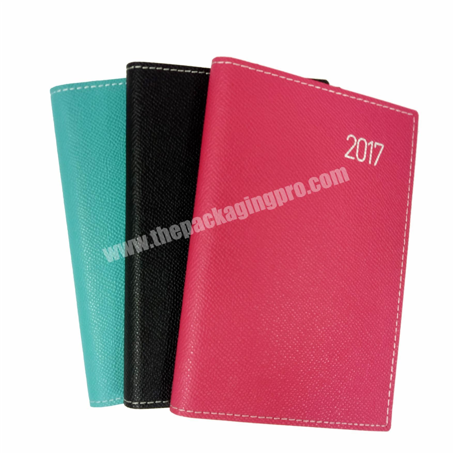 Hot Sale Bound Leather Diary Spiral Notebook A5 A6 Custom Size Notebook