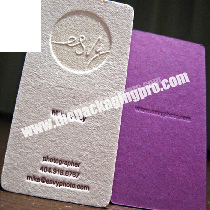 hot sale business card transparent business cards letterpress business card