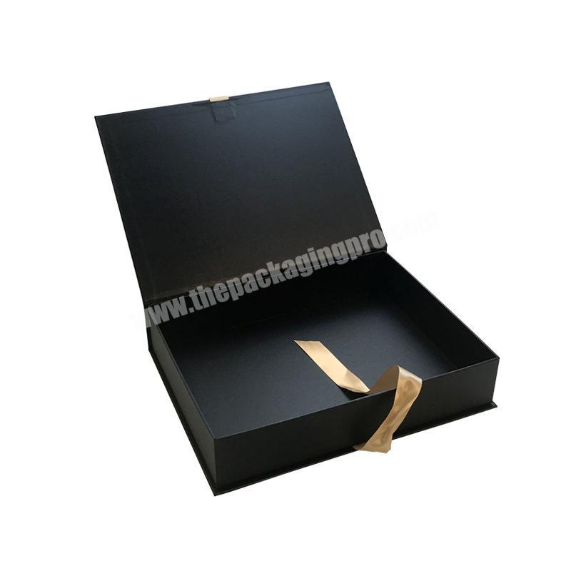 Hot Sale Candle Gift Box Jewellery Large Magnetic Luxury Box With Custom Ribbon