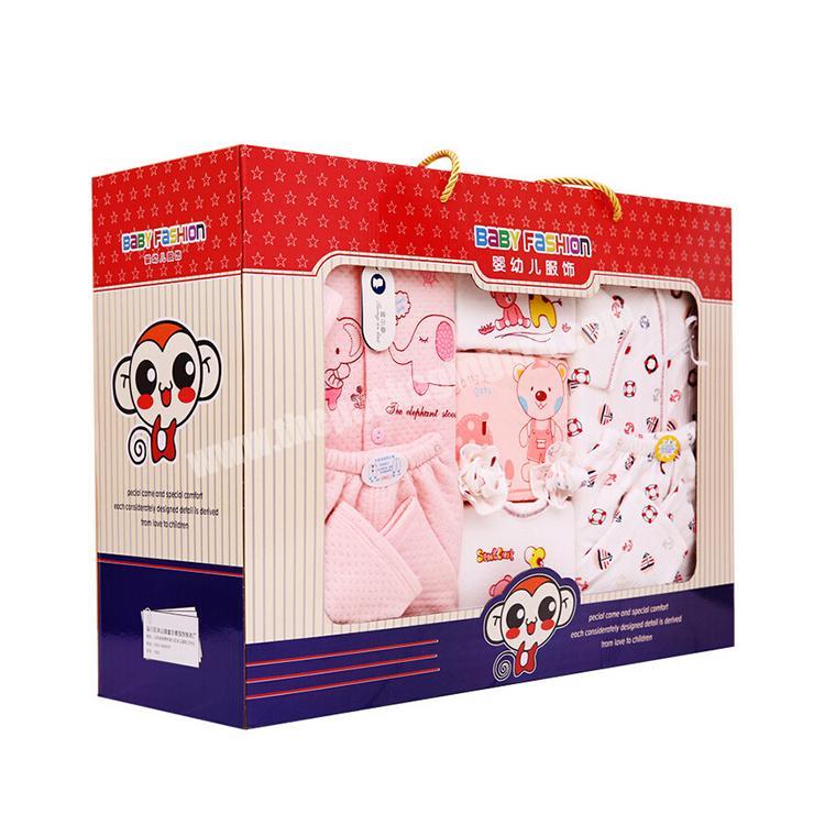 Hot sale cardboard baby blanket gift box with lid